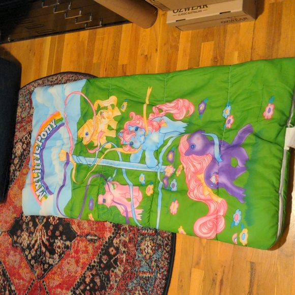 Vintage VTG My Little Pony Sleeping Bag Maypole 1988 - Picture 14 of 17